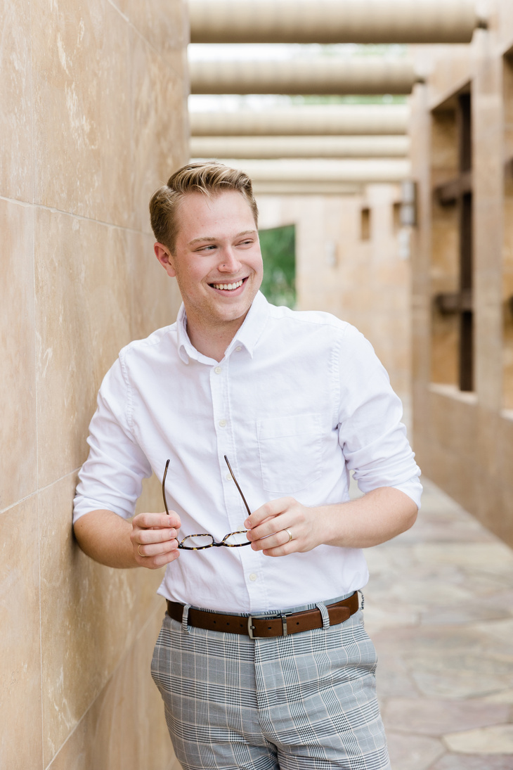 Man in White Dress Shirt